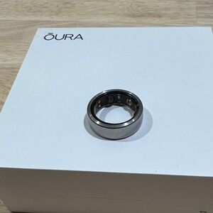 Oura brushed titanium Ring